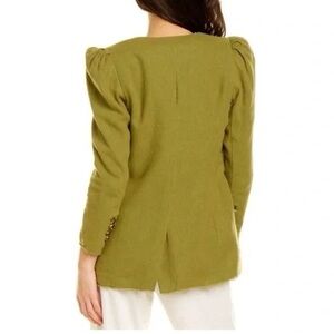 Something Navy Paula Puff Shoulder Blazer